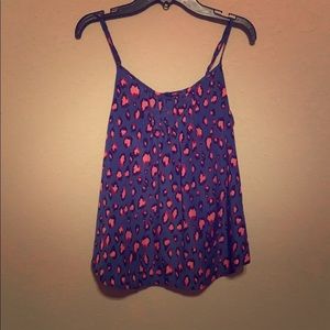 Cute print dressy top.